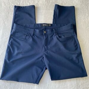 Nordstrom Tech-Smart Slim Fit Performance Pants Size 36x31 Blue Navy